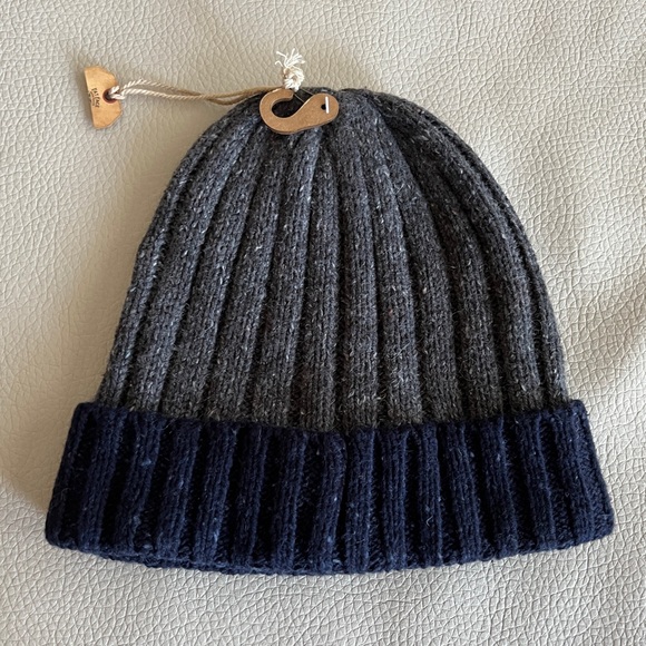 NWT - Fat Face Adult Wool Blended Ribbed Knit Beanie - Picture 3 of 5